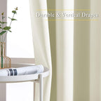 NICETOWN Short Window Curtains for Kitchen, Grommet Sunlight Reducing Solid - Image 5