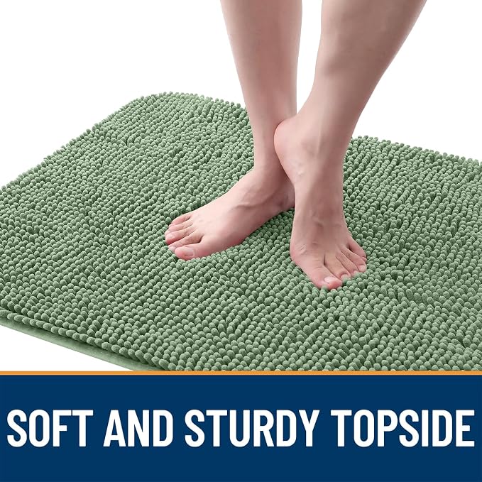 OLANLY Dog Door Mat for Muddy Paws 40x32, Super Absorbent Chenille Mud Mat | - Image 4