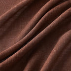MIULEE Chocolate Brown Linen Curtains 52x84 Inch - Image 4
