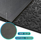 Bulijojo Sturdy Front Entrance Doormats, Durable Heavy Duty Welcome Mat - Image 3