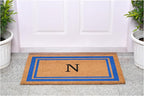 Calloway Mills 152972436N Blue Border 24" x 36" Monogram Doormat - Image 4
