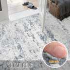 Round Area Rug Living Room: 8 ft Modern Washable Indoor Carpet | - Image 7