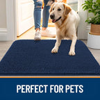 OLANLY Dog Door Mat for Muddy Paws 70x46, Super Absorbent Chenille Mud Mat | - Image 6