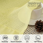 Simplebrand Light Yellow Sheer Curtains 72 Inches Long 2 Panels - Image 5