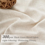 Birch Memory Trained Pleated 98 Inch Long Curtains 2 Panels Set - Image 3