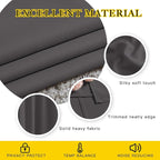 NICETOWN Grey Room Darkening Curtains Blackout 36 inch Curtains - Image 5