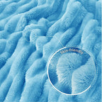 Exclusivo Mezcla Striped Queen Size Fleece Blanket - Image 5