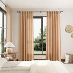Camel Linen Curtains 80 Inches Long - Image 7