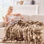 BENVWE Fluffy Faux Fur Throw Blanket - Image 5