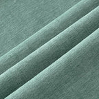 MIULEE Aqua Green Chenille Couch Throw Pillow Covers, 18x18 | Set of 2 - Image 2