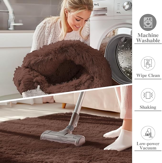 OLANLY 7x10 Machine Washable Large Area Rugs - Image 2