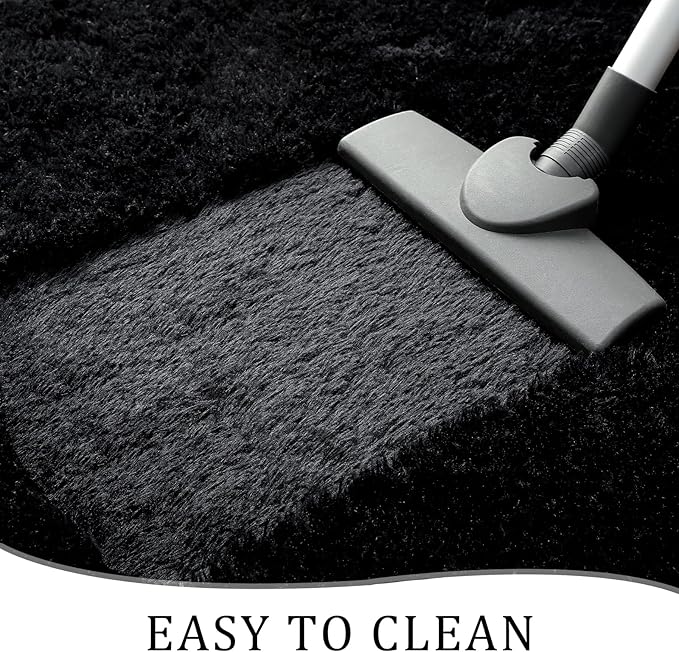 Chicrug Soft Runner Rugs for Bedroom Living Room Plush Fluffy Rug 2x7 | Shag - Image 7