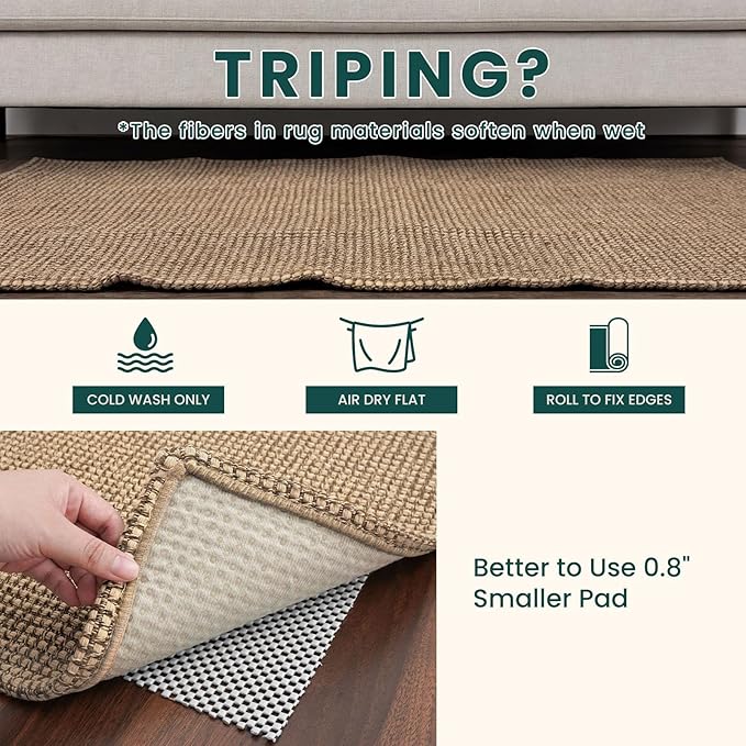 KOZYFLY Boho 2x16 Runners Rugs for Hallway, Extra Long Washable Runner Rug - Image 7