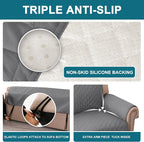 Turquoize 100% Waterproof Sofa Covers Couch Cover Sofa Cover - Image 4