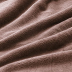 BEDELITE Fleece Blanket Soft Plush King Size Bed Blanket Brown 108"x90" | Ultra - Image 5