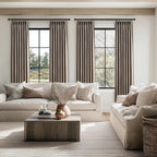 Topfinel Pinch Pleated Curtains 90 Inches Long 2 Panels Set, Dark Flax Semi - Image 4