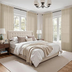 Eggshell Beige Curtains 108 Inches Long - Image 7