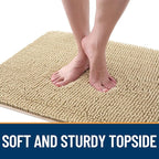 OLANLY Dog Door Mat for Muddy Paws 50x30, Super Absorbent Chenille Mud Mat | - Image 4