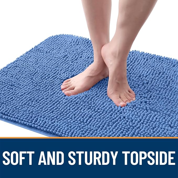 OLANLY Dog Door Mat for Muddy Paws 45x27, Super Absorbent Chenille Mud Mat | - Image 4