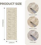 2x8 Runner Rug Non Slip, Washable Hallway Runner Rug, Nursery Room, Soft Runner - Image 2