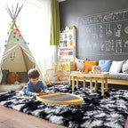 Large Area Rug for Living Room 10x14, Fluffy Shag Rug - Image 4