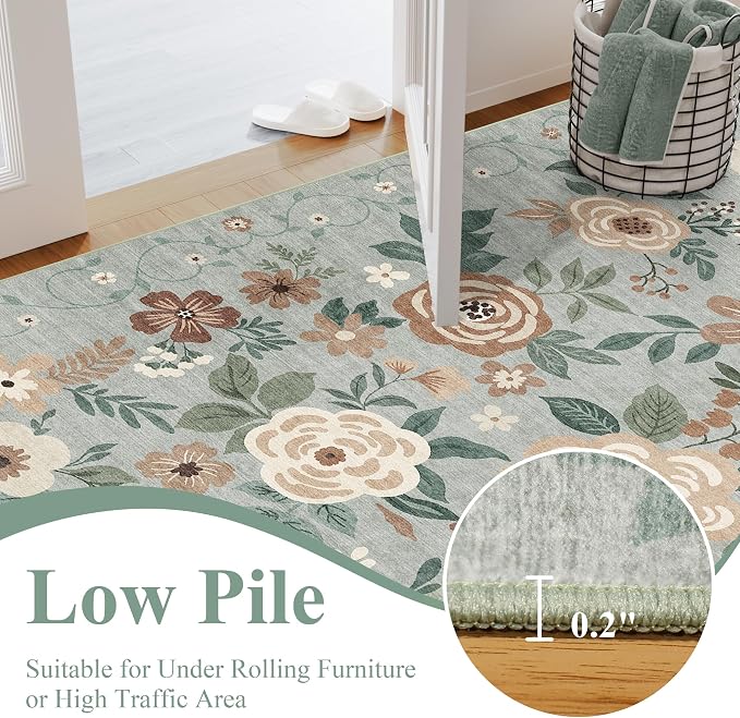 DUKINO 2x8 Runner Rug, Washable Runner Rug - Image 7