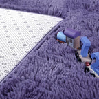 6x9 Large Taro Purple Fluffy Soft Area Rug Non-Slip - Image 4