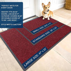OLANLY Front Door Mat 35x30, Waterproof Heavy-Duty Indoor Outdoor Doormat | - Image 2