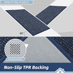 BEQHAUSE Dirt Trapper Door Mat 24" x 36", Non-Slip Washable Doormats, Low - Image 6