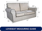 PureFit Reversible Quilted Couch Covers - Image 6