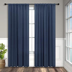 Pitalk Navy Curtains 54 Inch Length - Image 9