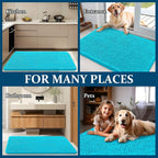 OLANLY Dog Door Mat for Muddy Paws 59x20, Super Absorbent Chenille Mud Mat | - Image 8