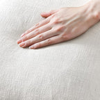 MIULEE Boho Linen Fringe Decorative Euro Throw Pillow Covers White 22x22 | Set - Image 2