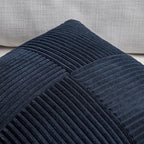 Fancy Homi 2 Packs Navy Blue Lumbar Decorative Throw Pillow Covers 14x22 Inch - Image 3
