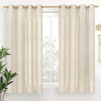 YoungsTex Linen Curtains 54 Inches Long by YoungsTex