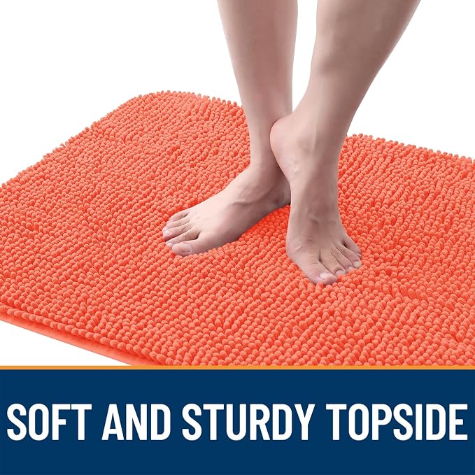 OLANLY Dog Door Mat for Muddy Paws 59x24, Super Absorbent Chenille Mud Mat | - Image 4