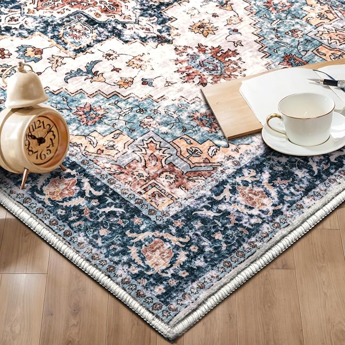 SERISSA 2'6"x8' Washable Non Slip Boho Runner Rug - Image 7