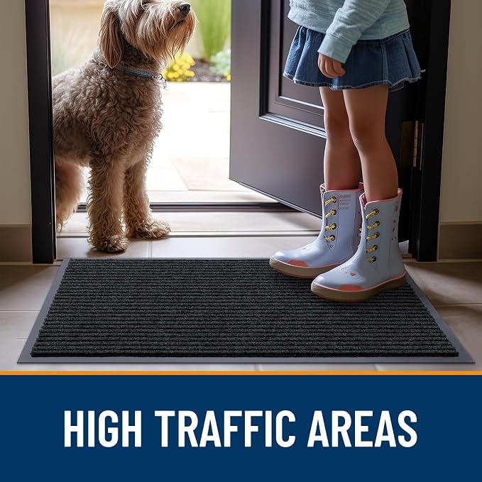 OLANLY Front Door Mat 59x23, Waterproof Heavy-Duty Indoor Outdoor Doormat | - Image 7