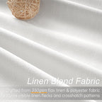 102 inch blackout curtains for Sliding door 2 Panels 100% Blackout Linen - Image 2