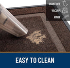 OLANLY Front Door Mat Outside 29.5x17, All-Season Heavy-Duty Rubber Doormat | - Image 7