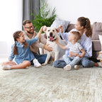 Aelenmu 6x9 Area Rugs for Living Room Bedroom Dining Room Washable Beige | Soft - Image 7