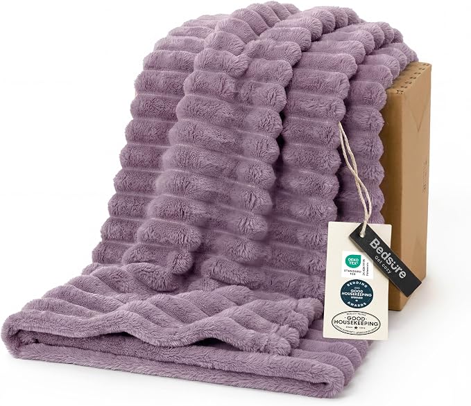 Bedsure Soft Twin XL Blanket for Bed Dorm Light Purple 66"x90" | Birthday Gifts by Unknown