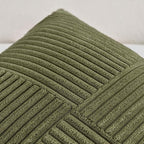 Fancy Homi 2 Packs Olive Green Lumbar Decorative Throw Pillow Covers 14x24 Inch - Image 4