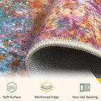 RELEANY Washable Square 8'x8' Area Rug - Image 3