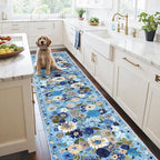 Blue Hallway Runner Rug 2'6''x14' - Image 6