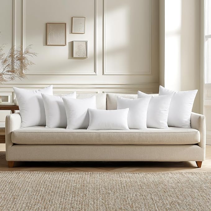 MIULEE 18x18 Throw Pillows Inserts 4 Pack, Decorative Pillows - Image 2