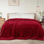 Exclusivo Mezcla Striped Twin Size Fleece Blanket by ExclusivoMezcla
