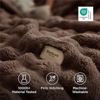 Bedsure Brown Twin XL Blankets for Bed - Image 5