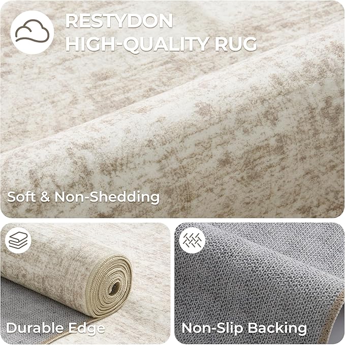 2x5 Rug Runners for Hallways Non Slip, Kitchen Rugs, Nursery Room, Soft Runner - Image 7