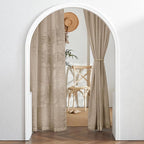 RYB HOME Linen Semi Sheer Curtains - Image 7